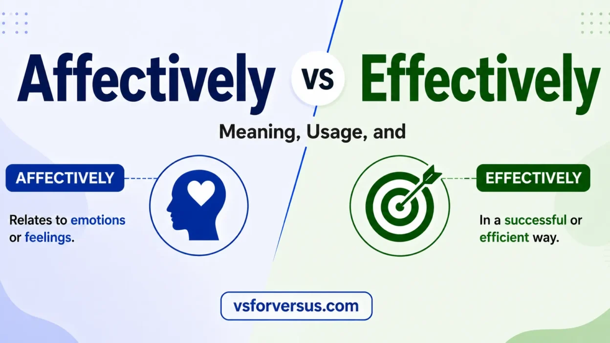 Affectively vs Effectively