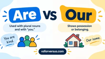 Are vs Our
