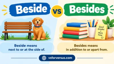 Beside vs Besides