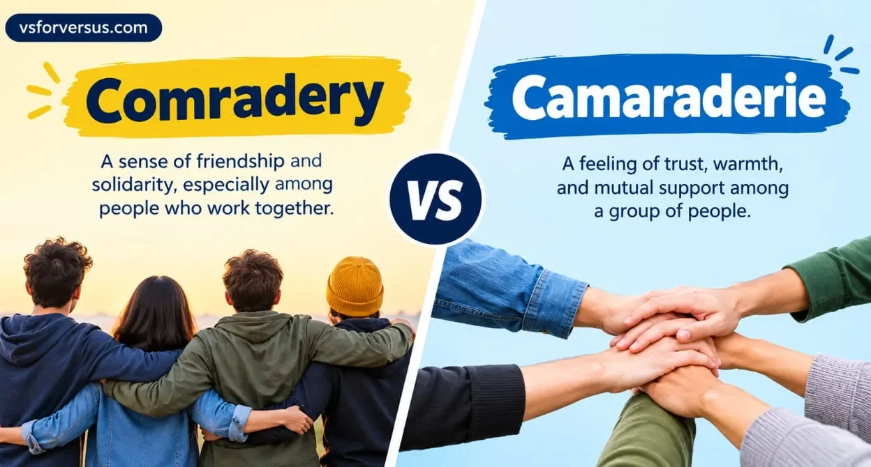 Comradery vs Camaraderie