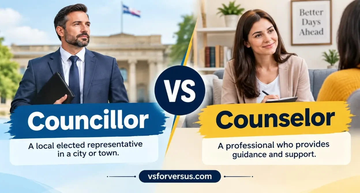Councillor vs Counselor