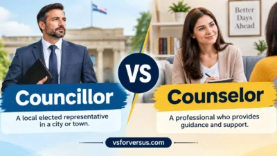 Councillor vs Counselor