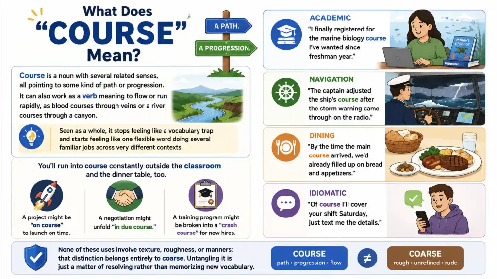 Course vs Coarse