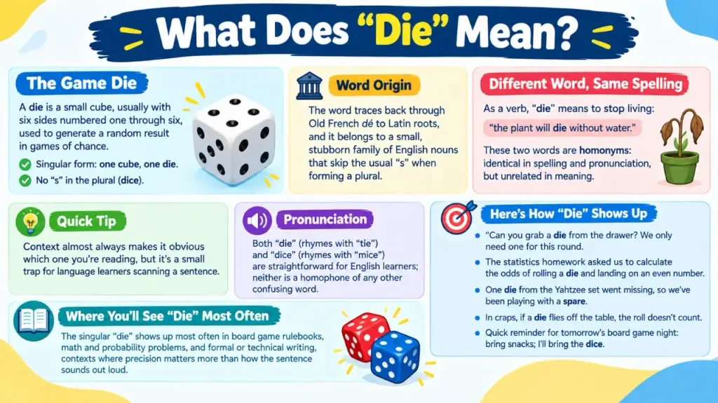 Die vs Dice