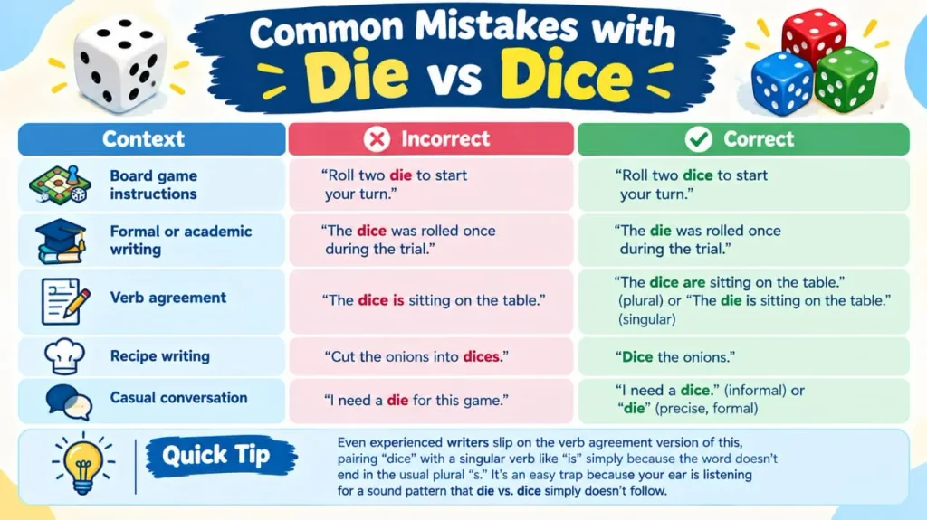 Die vs Dice