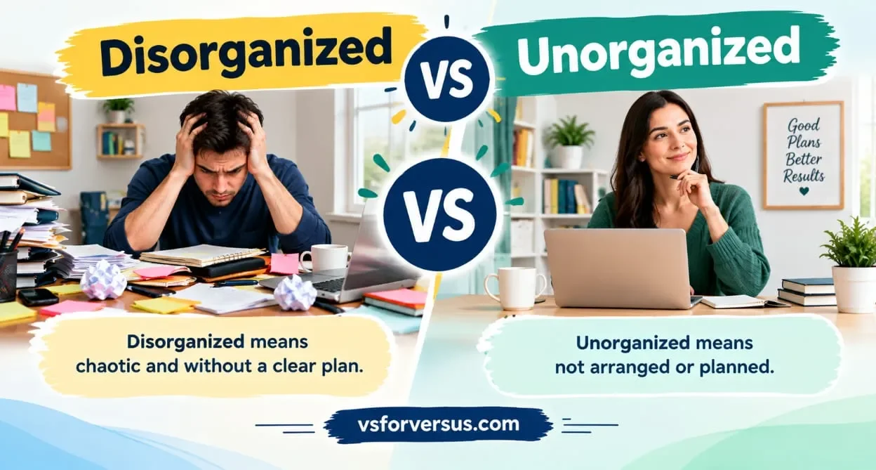 Disorganized vs Unorganized