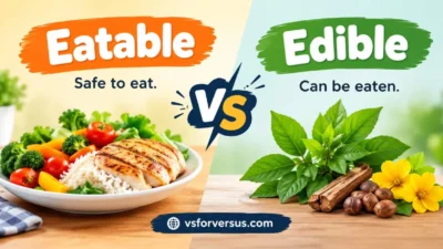 Eatable vs Edible