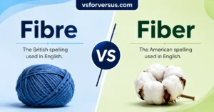 Fibre vs Fiber