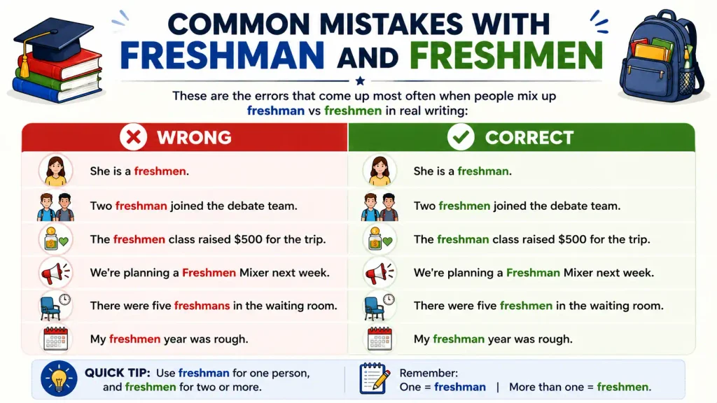 Freshman vs Freshmen