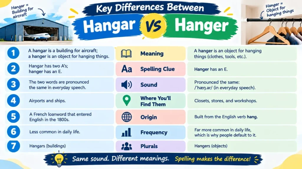 Hangar vs Hanger