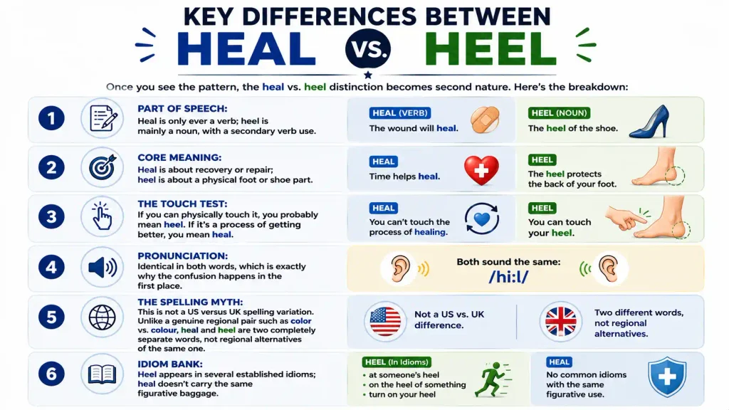 Heal vs Heel