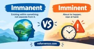 Immanent vs Imminent