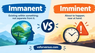 Immanent vs Imminent