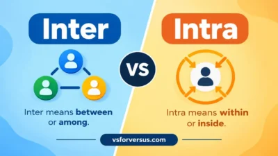 Inter vs Intra