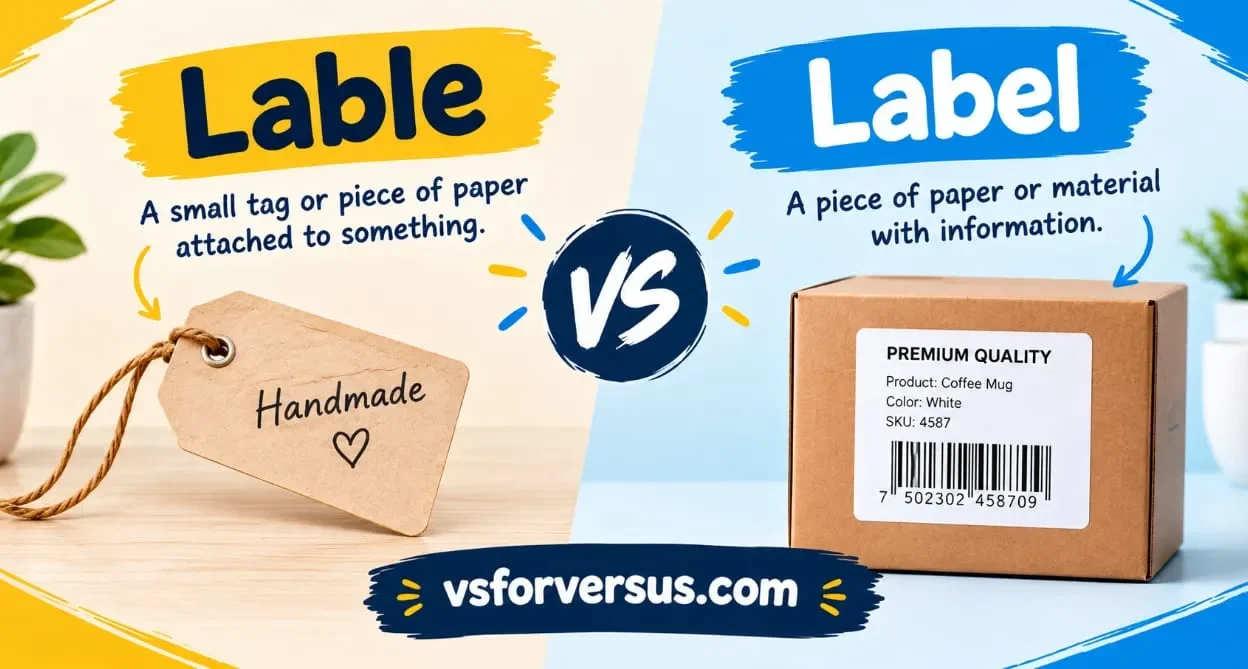 Lable vs Label