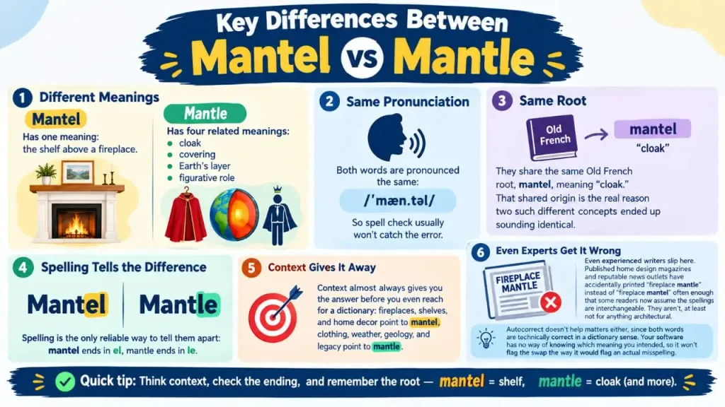 Mantel vs Mantle
