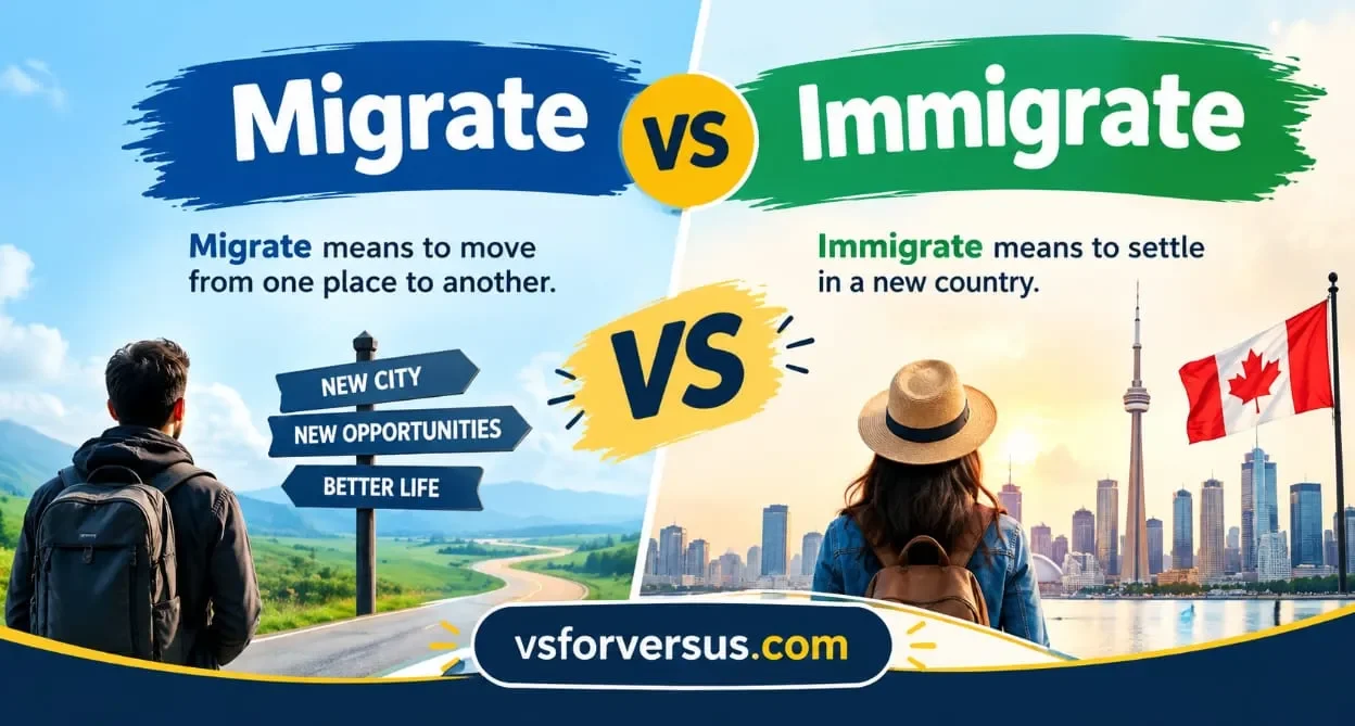 Migrate vs Immigrate