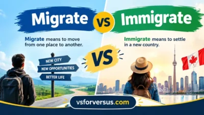 Migrate vs Immigrate