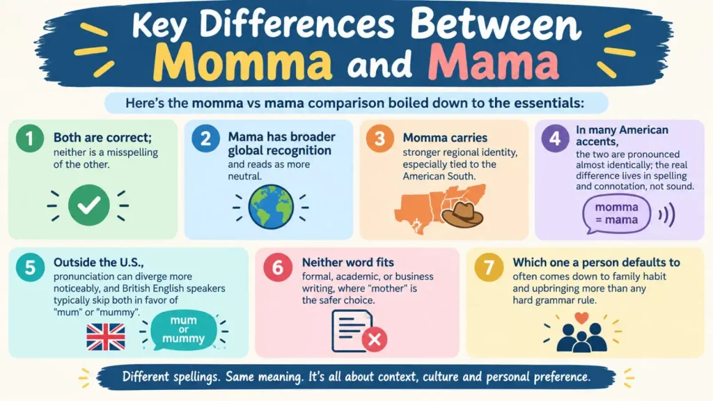 Momma vs Mama
