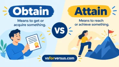 Obtain vs Attain