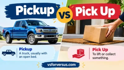 Pickup vs Pick Up