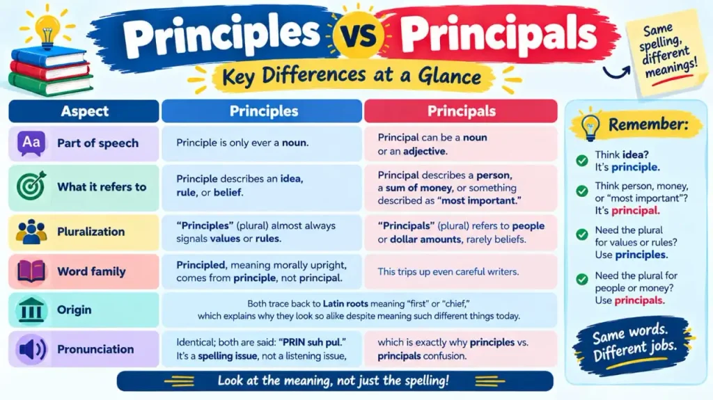 Principles vs Principals