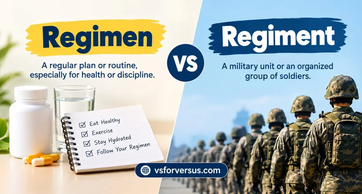 Regimen vs Regiment