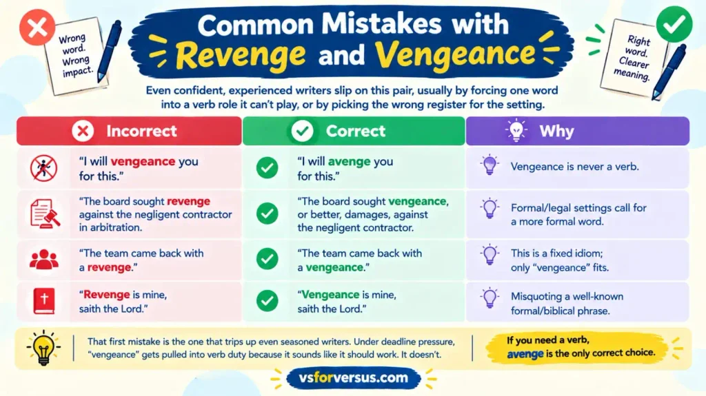 Revenge vs Vengeance