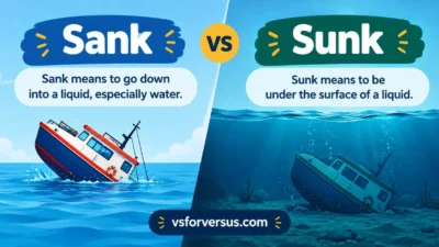 Sank vs Sunk
