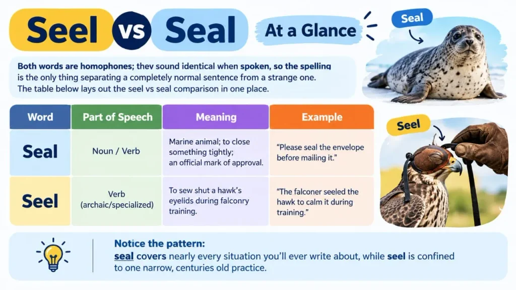 Seel vs Seal