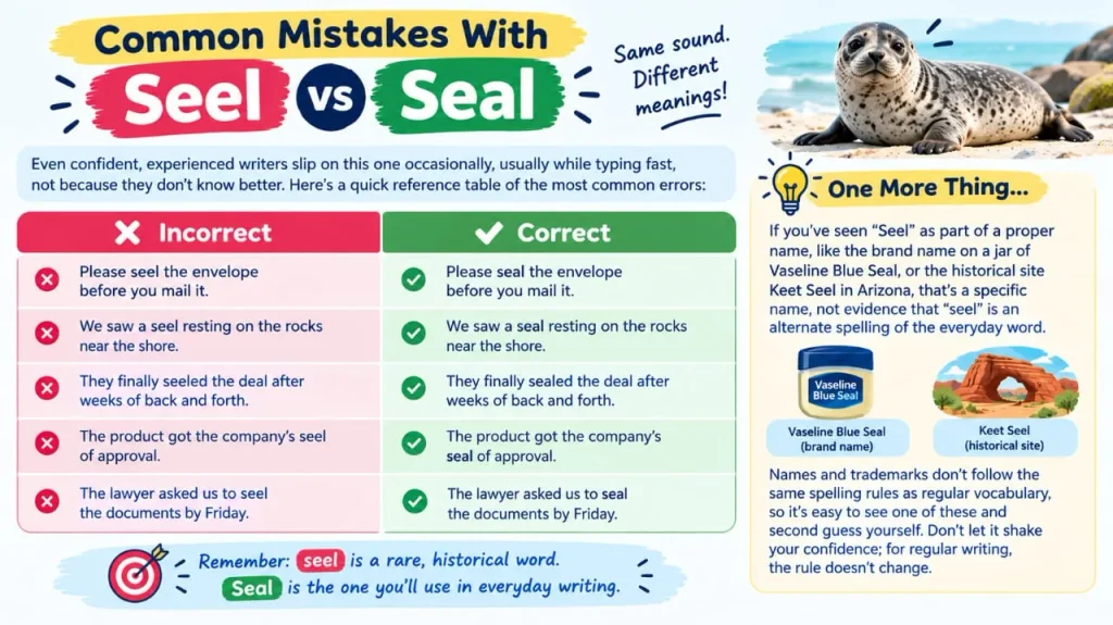 Seel vs Seal