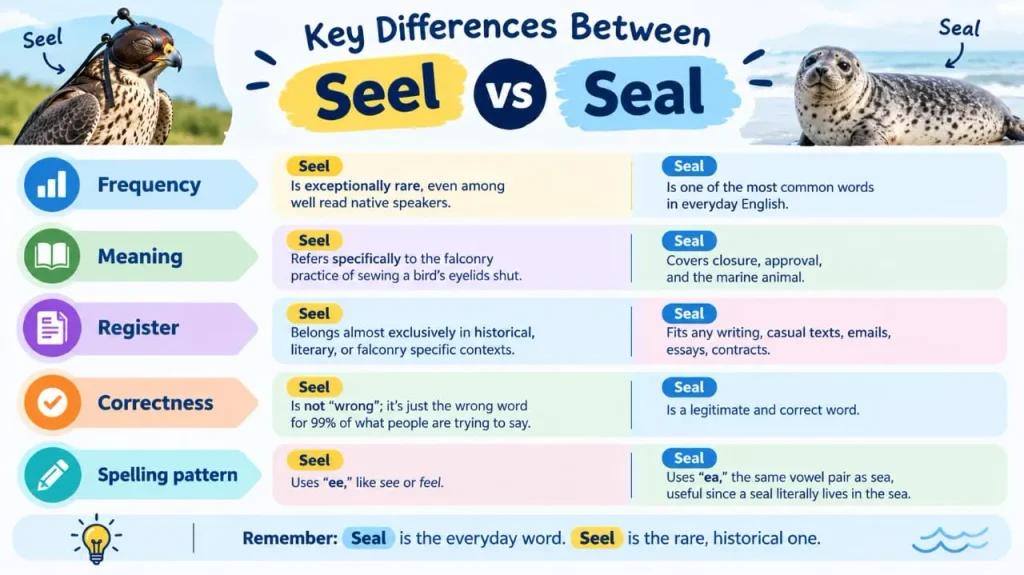 Seel vs Seal