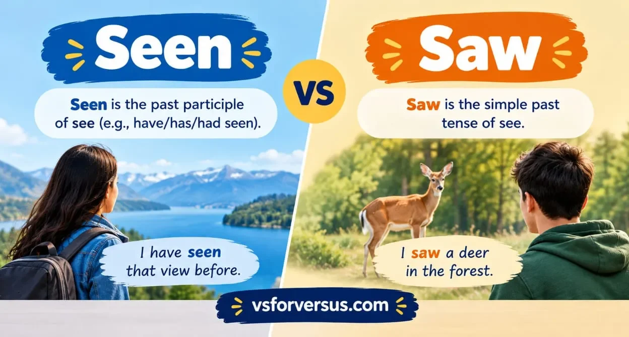 Seen vs Saw