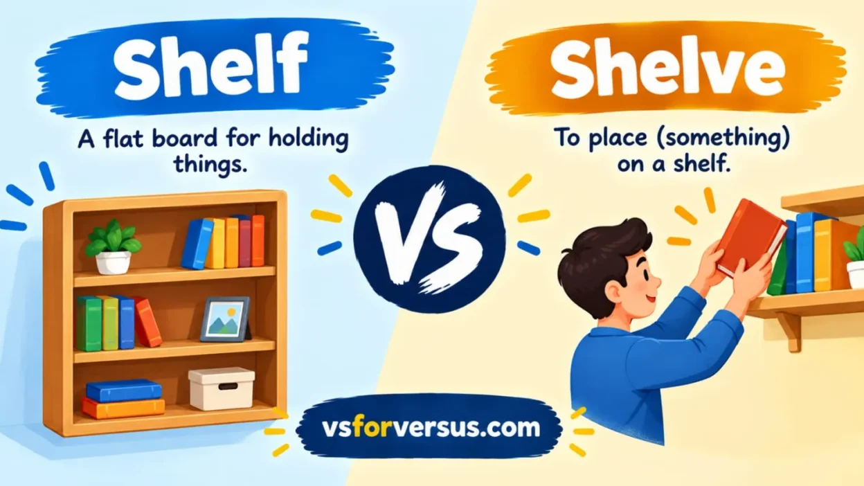 Shelf vs Shelve
