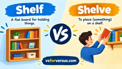 Shelf vs Shelve