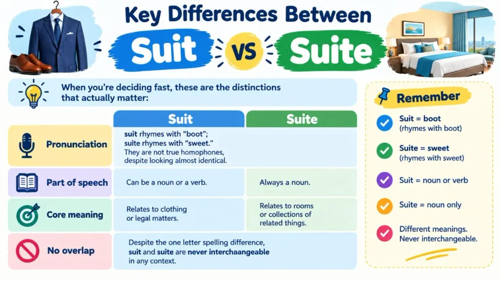 Suit vs Suite