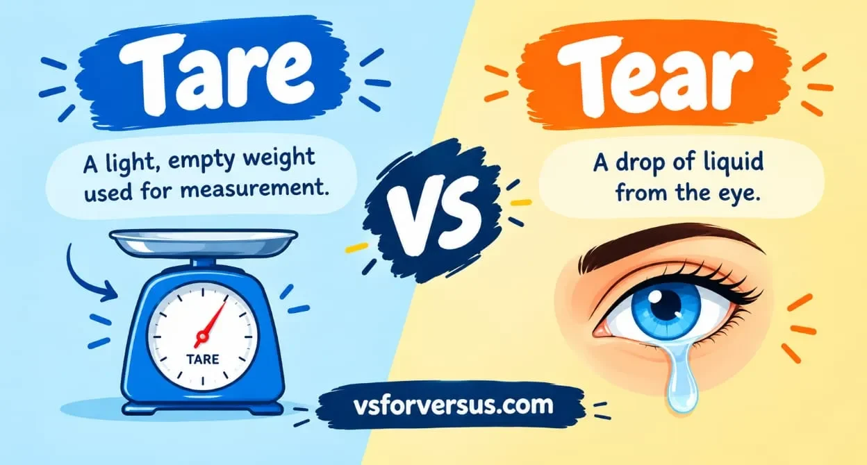 Tare vs Tear