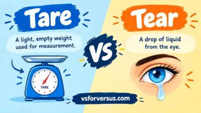 Tare vs Tear