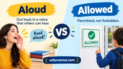 Aloud vs Allowed