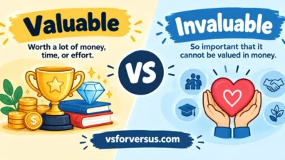 Valuable vs Invaluable